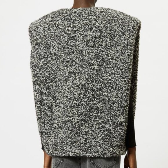 Isabel Marant  Gwendalia Oversized Woolblend Bouclé Vest - Size 34F / XS / US 2 - Picture 5 of 10